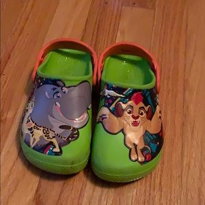 The Lion Guard Crocs, size 13
